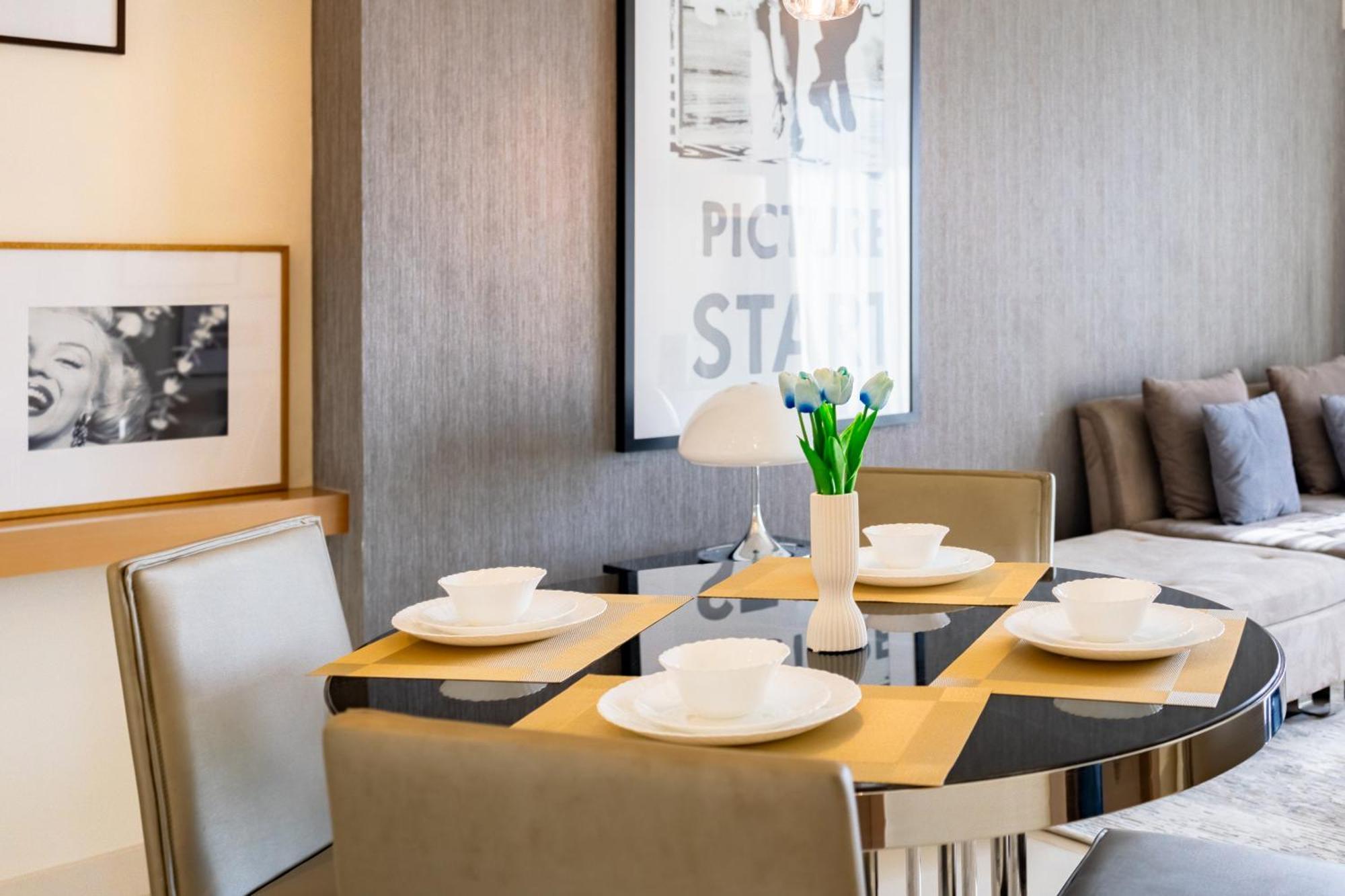 Apartment Luxury 1br, Burj Khalifa View, Damac Paramount Tower B *