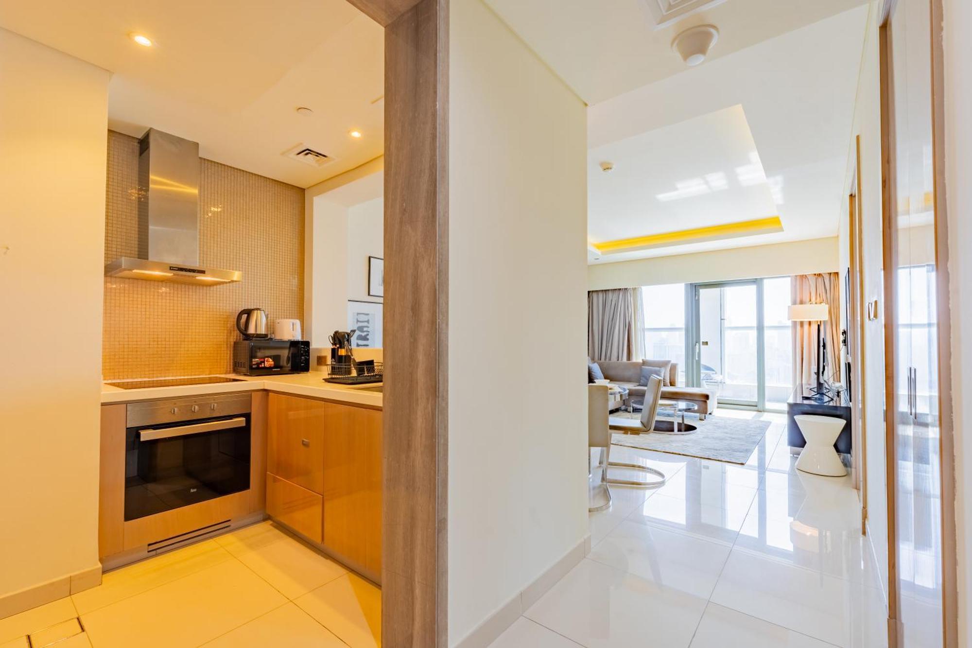 Apartment Luxury 1br, Burj Khalifa View, Damac Paramount Tower B